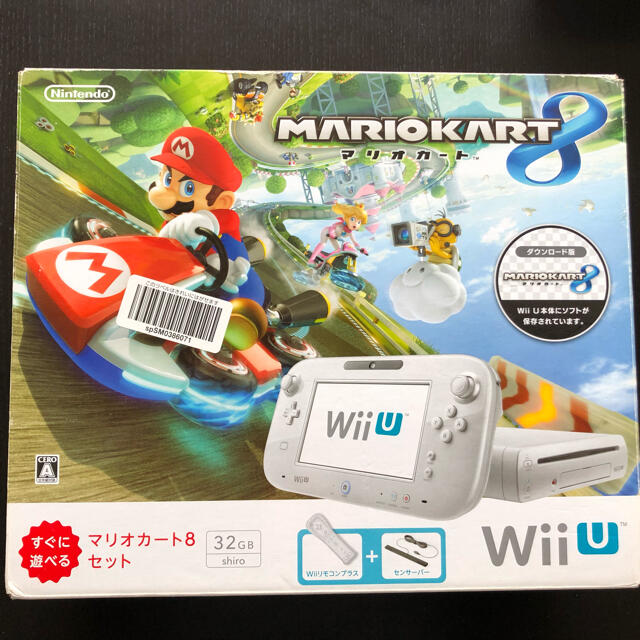Wii U すぐに遊べるマリオカート8セット（シロ）/Wii U/WUPSWAG | www 