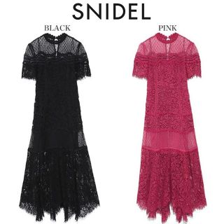 スナイデル(SNIDEL)の最終値下げ！新品未使用♡snidel♡総レースワンピース(ロングワンピース/マキシワンピース)