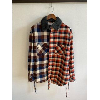 ファセッタズム(FACETASM)のFACETASM  MIX WIDE SHIRT ミックスワイドシャツ(シャツ)