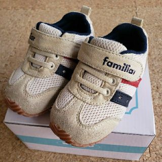 ファミリア(familiar)の【美品】familiar kukku ベビースニーカー 13cm(スニーカー)