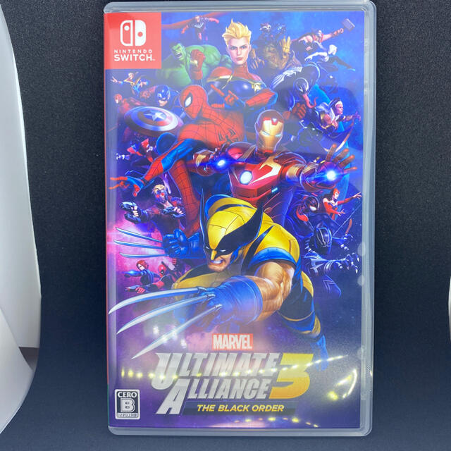 MARVEL ULTIMATE ALLIANCE 3： The Black Or エンタメ/ホビーのゲームソフト/ゲーム機本体(家庭用ゲームソフト)の商品写真