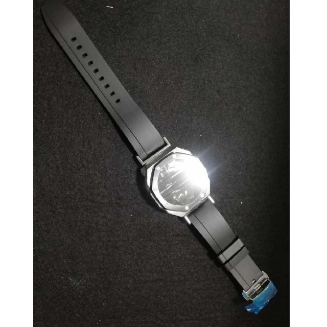 G-SHOCK(ジーショック)のG-SHOCK GA-2100 メタルカスタムパーツ【銀 黒】 メンズの時計(腕時計(デジタル))の商品写真