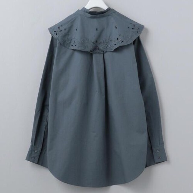 BEAUTY&YOUTH UNITED ARROWS(ビューティアンドユースユナイテッドアローズ)のROKU☆EMBROIDERY COLLAR ブラウス（ロク・6・fumika レディースのトップス(シャツ/ブラウス(長袖/七分))の商品写真