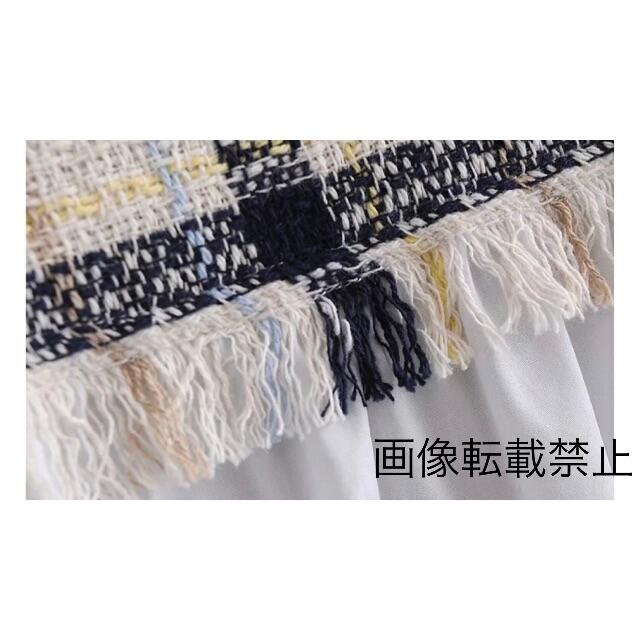 ZARA(ザラ)の🌼春新作💐3630◆チェック柄 切り替え シャツ ブラウス レディースのトップス(シャツ/ブラウス(長袖/七分))の商品写真