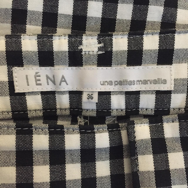 IENA(イエナ)のあんじー様専用！イエナ♡ギンガムチェック クロップドパンツ レディースのパンツ(クロップドパンツ)の商品写真