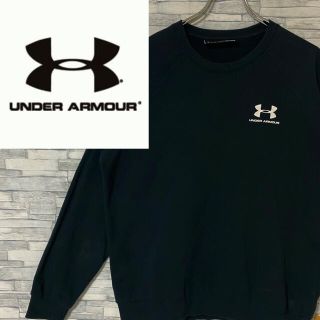 アンダーアーマー(UNDER ARMOUR)のアンダーアーマー　スウェット　シンプル　ワンポイントロゴ　ブラック　L(スウェット)