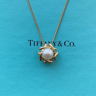 Tiffany & Co. - ティファニー K18 パール ネックレス イエロー