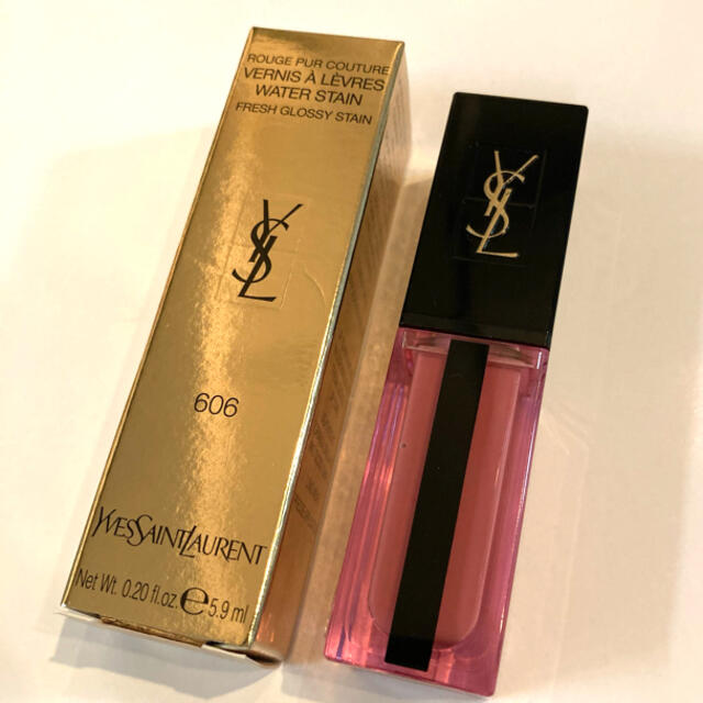 YSL ルージュ ピュールクチュール ヴェルニ ウォーターステイン 606