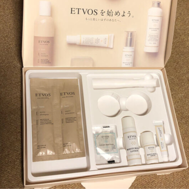 ETVOS(エトヴォス)のETVOS エトヴォス　スターターキット　基礎化粧品　シャンプー　リンス コスメ/美容のキット/セット(サンプル/トライアルキット)の商品写真