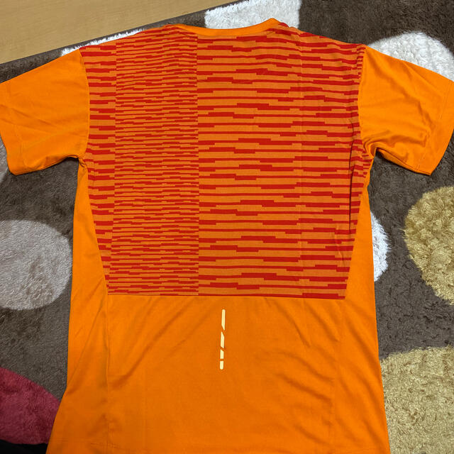 asics(アシックス)の値下げ☀️asics オレンジＴシャツ メンズのトップス(Tシャツ/カットソー(半袖/袖なし))の商品写真