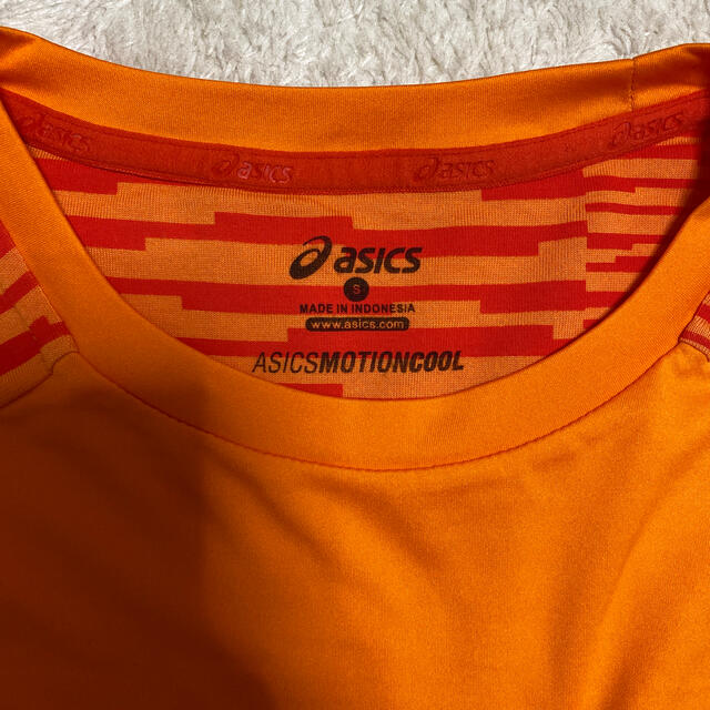 asics(アシックス)の値下げ☀️asics オレンジＴシャツ メンズのトップス(Tシャツ/カットソー(半袖/袖なし))の商品写真