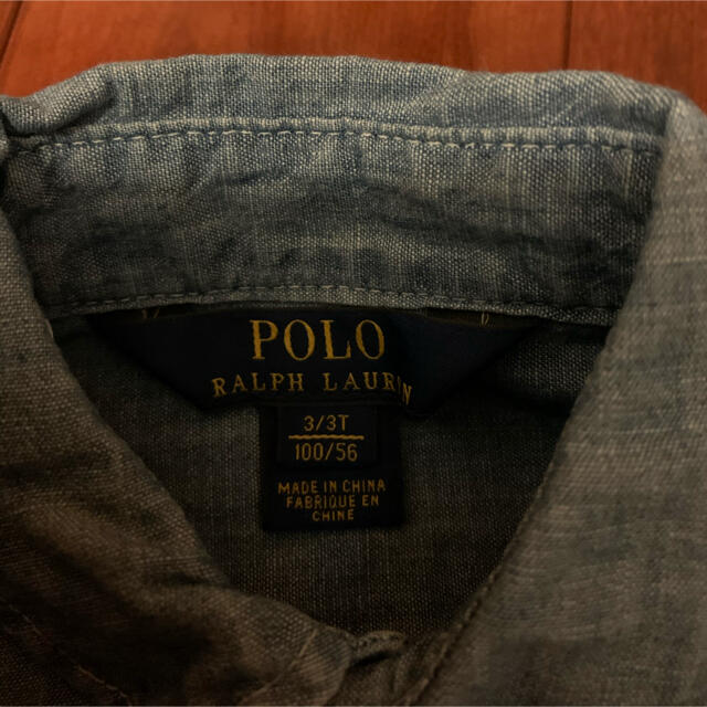 POLO RALPH LAUREN(ポロラルフローレン)のポロ　ラルフローレン　ブラウス　シャツ　100 キッズ/ベビー/マタニティのキッズ服女の子用(90cm~)(ブラウス)の商品写真