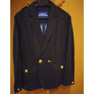 バーバリーブルーレーベル(BURBERRY BLUE LABEL)の【未着用】バーバリーブルーレーベル　ネイビーのジャケット(テーラードジャケット)