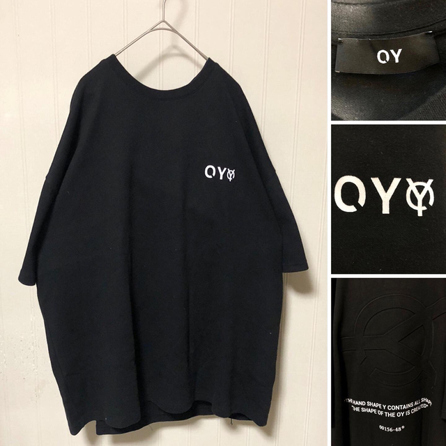 大人気❗️オーワイ OY EMBOSS ロゴ Tシャツ 黒