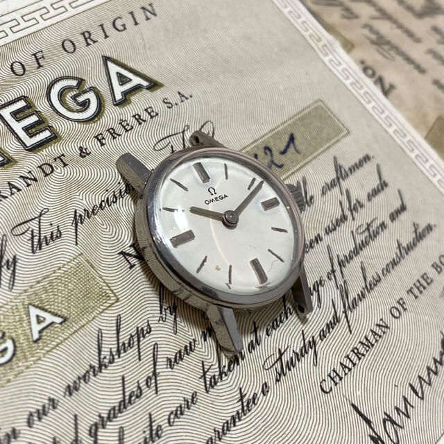OMEGA オメガ レディース アンティーク腕時計 SS 手巻き