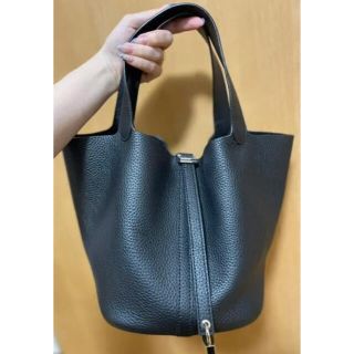 楽天　unveil 購入品　キューブバッグ　本革　ブラック(ハンドバッグ)