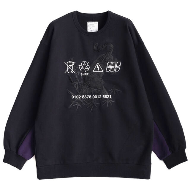 SHAREEF(シャリーフ)のSHAREEFシャリーフ"虎"emb. BIG SWEAT  メンズのトップス(スウェット)の商品写真