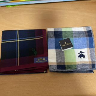 ポロラルフローレン(POLO RALPH LAUREN)のラルフローレン＆ブルックスブラザーズハンカチとルコックサンバイザー(ハンカチ/ポケットチーフ)