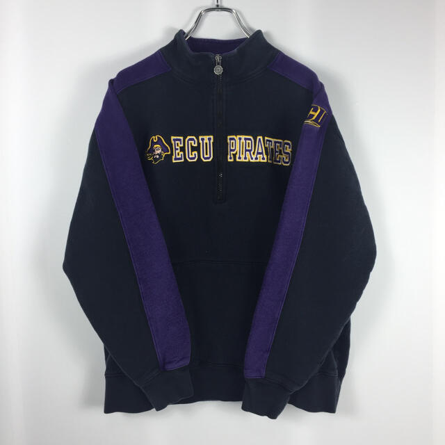 Champion(チャンピオン)の古着 90s 希少 チャンピオン スウェット カレッジ オーバーサイズ 刺繍 メンズのトップス(スウェット)の商品写真