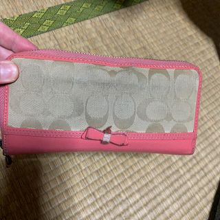 コーチ(COACH)のCOACH コーチ 長財布　ピンクリボン(財布)