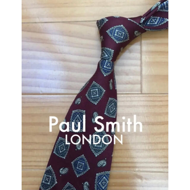 Paul Smith(ポールスミス)のやん様専用　美品　Paul Smith  ワイン総柄 メンズのファッション小物(ネクタイ)の商品写真