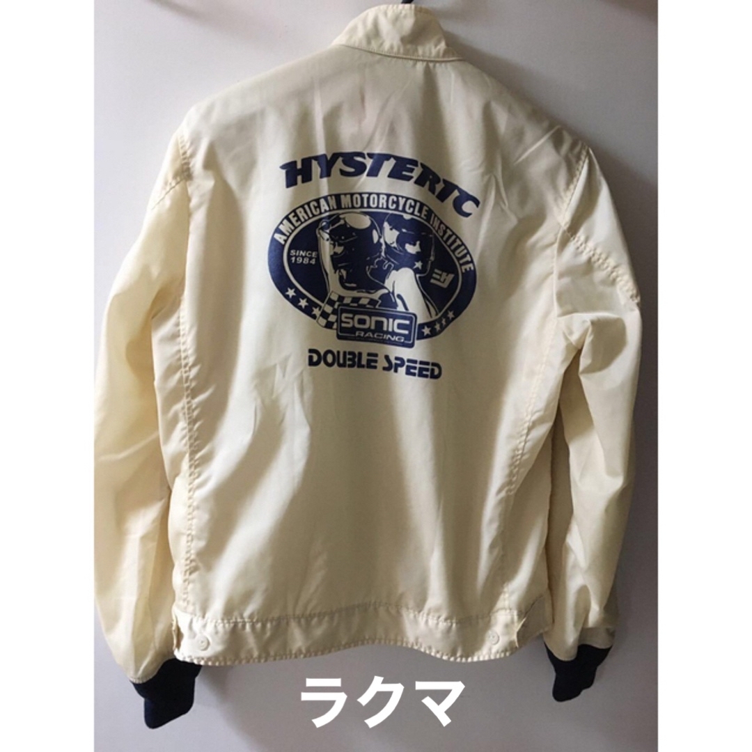 HYSTERIC GLAMOUR(ヒステリックグラマー)のHYSTERIC GLAMOURレーシングJK  ヒステリックグラマー バイカー メンズのジャケット/アウター(ナイロンジャケット)の商品写真