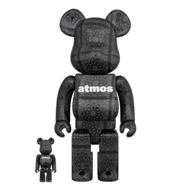 MEDICOM TOY(メディコムトイ)のBE@RBRICK atmos BANDANA 100％ & 400％  ② エンタメ/ホビーのフィギュア(その他)の商品写真