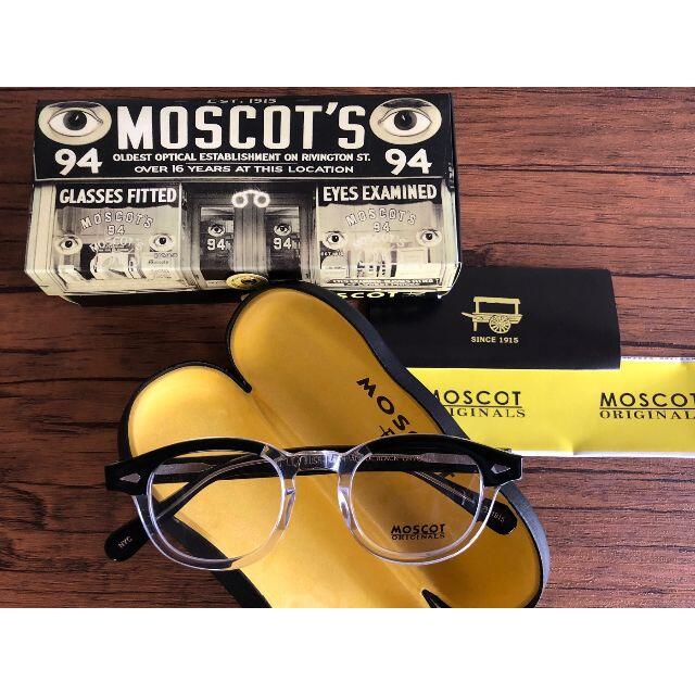 MOSCOT LEMTOSH/モスコット 44 BLACK/CRYSTAの通販 by minamiyama shop ...