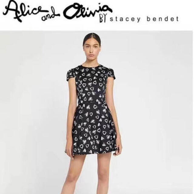 Alice+Olivia(アリスアンドオリビア)のハートミニワンピース レディースのワンピース(ミニワンピース)の商品写真