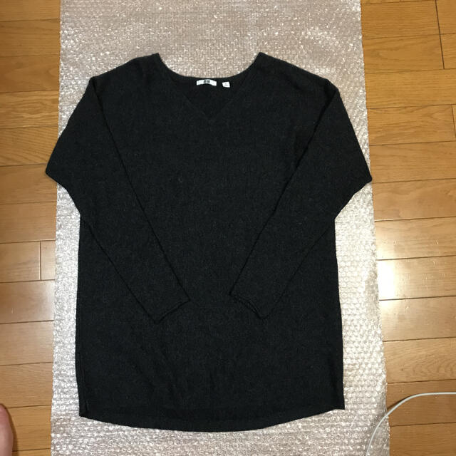 本日限定価格ユニクロ☆カシミヤ100%セーターサイズ:M色:グレー