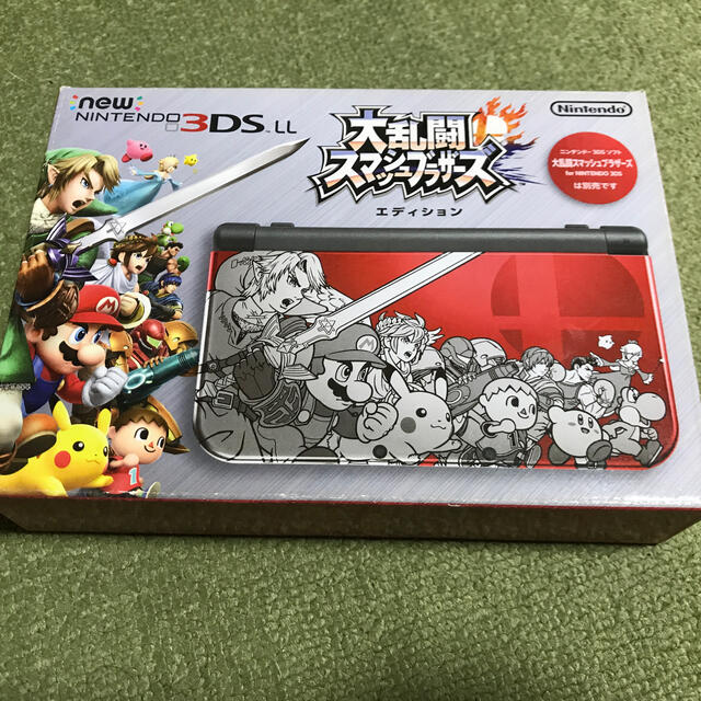 任天堂(ニンテンドウ)の【ジャンク】new ニンテンドー3ds LL スマッシュブラザーズエディション エンタメ/ホビーのゲームソフト/ゲーム機本体(携帯用ゲーム機本体)の商品写真