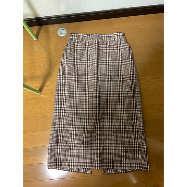 GU(ジーユー)のチェックタイトスカート レディースのスカート(ロングスカート)の商品写真