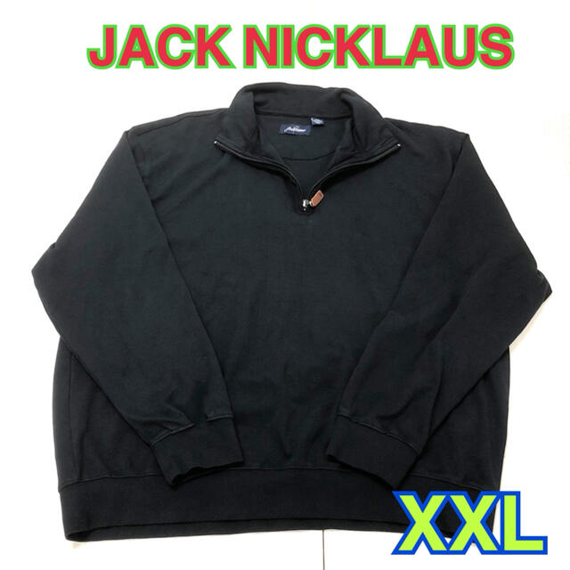 62 USA 古着 JACK NICKLAUS スウェット XXL ブラック メンズのトップス(スウェット)の商品写真