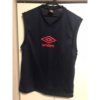 アンブロ(UMBRO)の「美品」UMBRO アンブロ ノースリーブサッカーシャツ(Tシャツ/カットソー(半袖/袖なし))