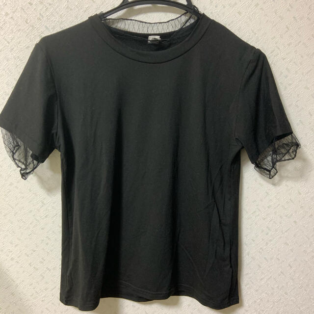 レースドッキングトップス レディースのトップス(Tシャツ(半袖/袖なし))の商品写真