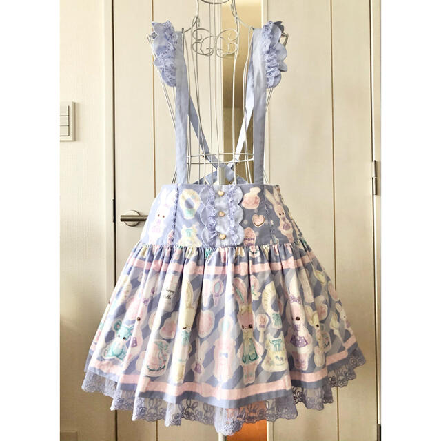 Angelic Pretty★ペーパードールサロペット(ラベンダー)