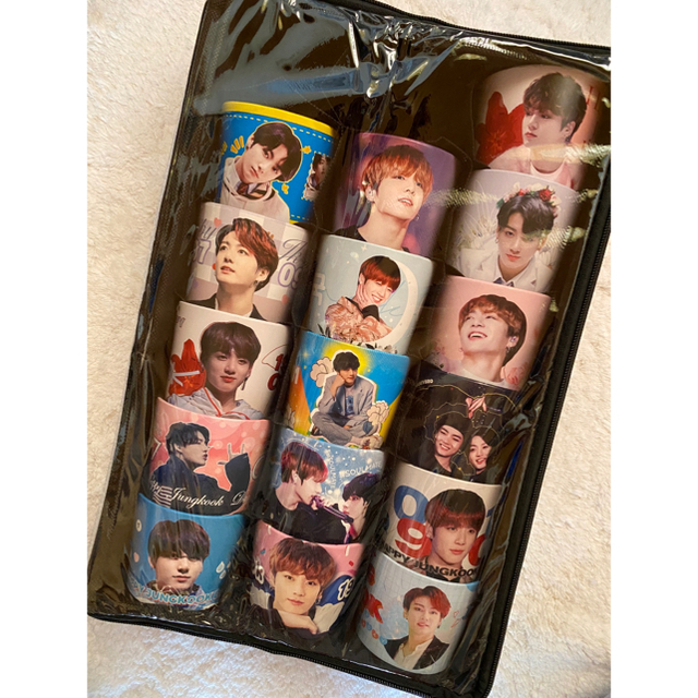 防弾少年団(BTS) ジョングク カップホルダー(特典付き)の通販 by ぴっぴ♡'s shop|ボウダンショウネンダンならラクマ - BTS JUNGKOOK 豊富な定番