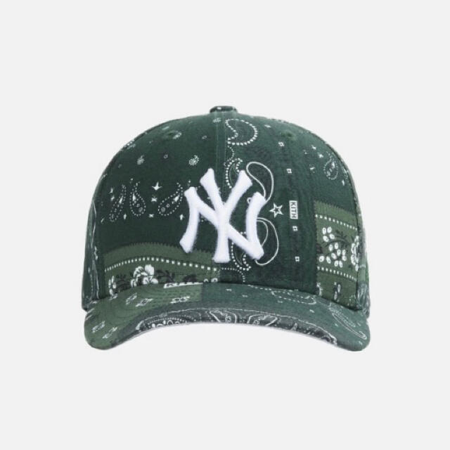 kith newera yankees bandana 7-1/2 green