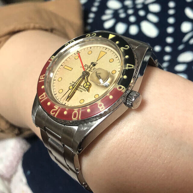 ロレックスGMT 6542  自動巻カスタムモデル