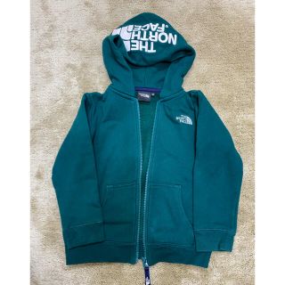 ザノースフェイス(THE NORTH FACE)のThe North Face パーカー キッズ 緑(ジャケット/上着)