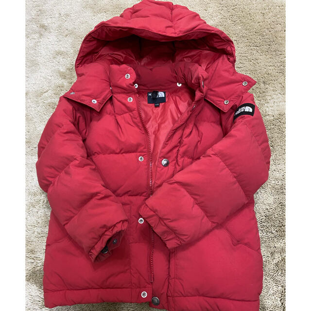 The North Face キッズ ダウン 赤 110