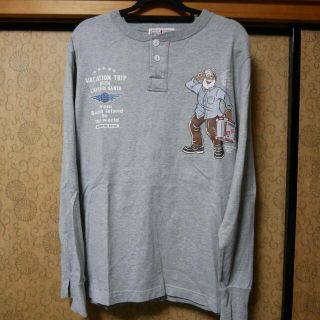 キャプテンサンタ(CAPTAIN SANTA)の【古着】Captain Santa ロンT グレー(Tシャツ/カットソー(七分/長袖))