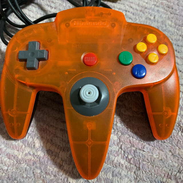 NINTENDO 64 - ニンテンドー64 本体 クリアオレンジ ダイエー優勝限定