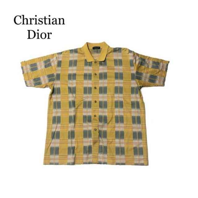 Christian Dior(クリスチャンディオール)の希少 80's Christian Dior ディオール ムッシュ 半袖シャツ メンズのトップス(シャツ)の商品写真