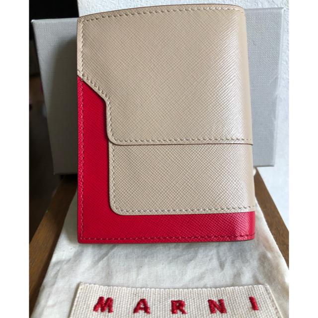 SATOとSIO様専用】美品 MARNI 二つ折り財布 財布 ファッション小物