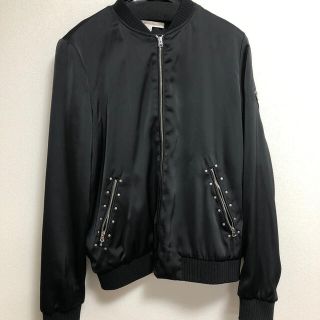 ザラ(ZARA)のZARA サテンジャケット(ノーカラージャケット)