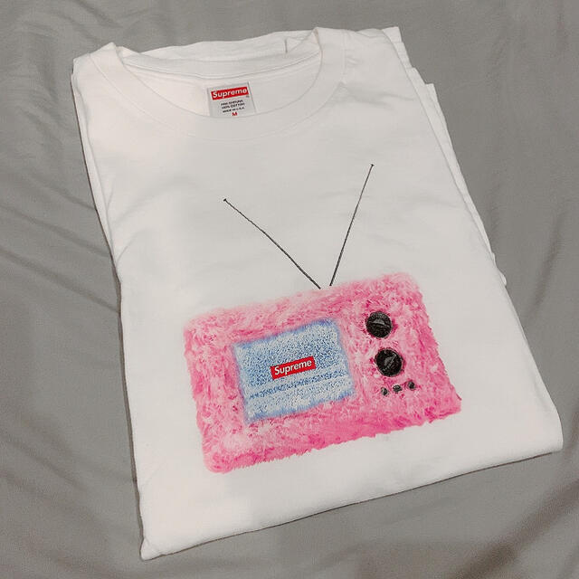 Supreme TV Tee 白 M