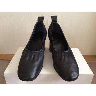 セリーヌ(celine)のCELINE セリーヌ ソフトバレリーナ パンプス ブラック サイズ:37(ハイヒール/パンプス)