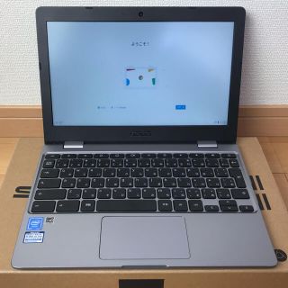 エイスース(ASUS)の【美品】ASUS Chromebook C223NA(ノートPC)