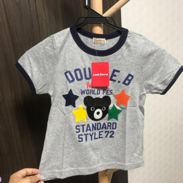 子供半袖tシャツ　くま(120cm) キッズ/ベビー/マタニティのキッズ服男の子用(90cm~)(Tシャツ/カットソー)の商品写真